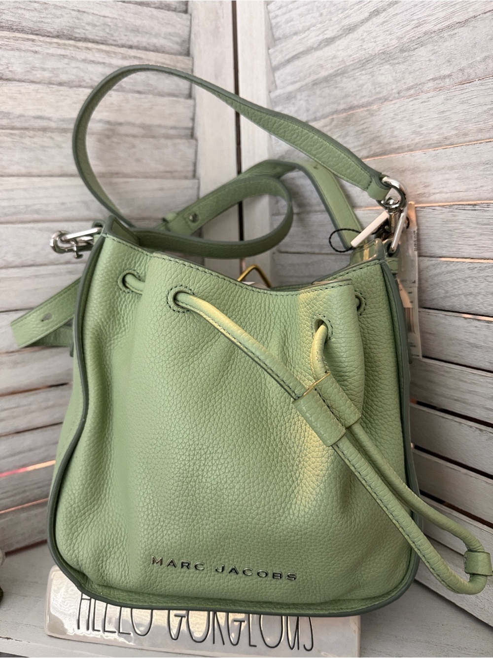 Marc Jacobs Pebbled Leather Mini Bucket Bag